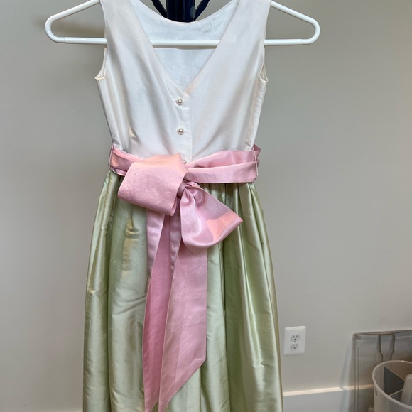 Susanne Lively Designs Silk dress with sash - Picture 2 of 8